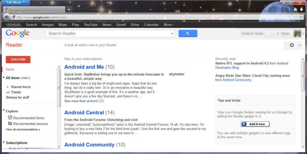 google reader