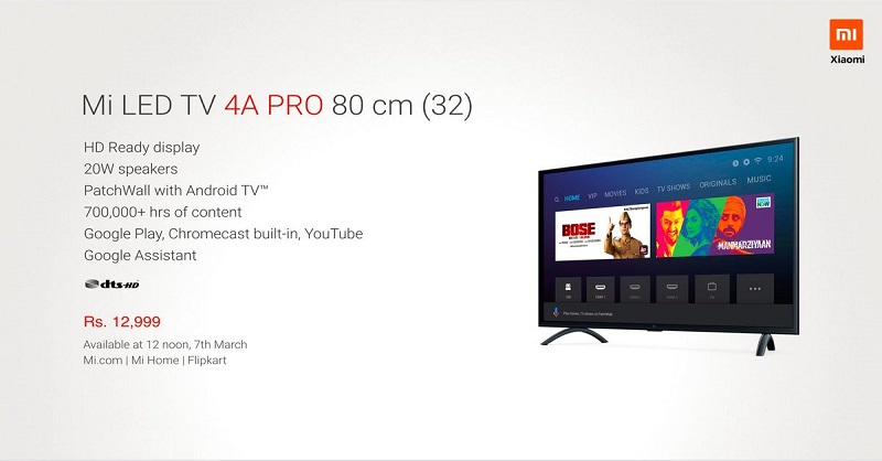 Xiaomi Mi TV 4A Pro