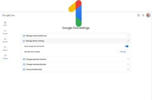 extra space from google one