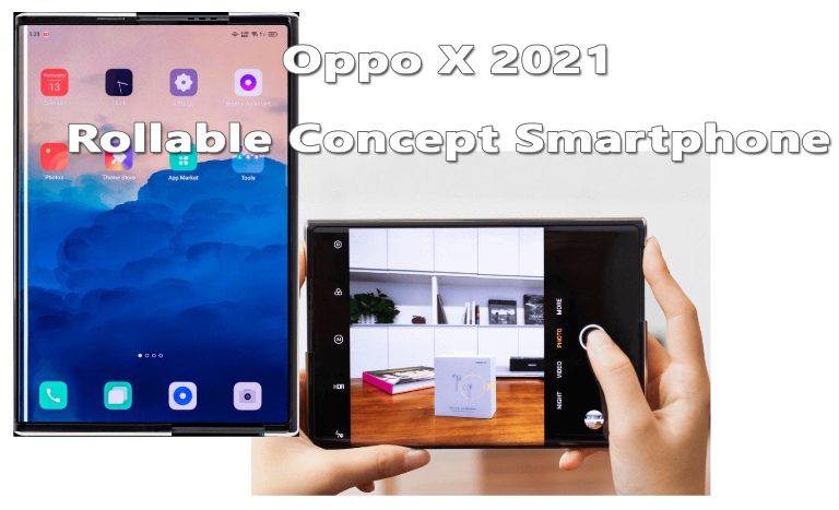 oppo x 2021 rollable phone
