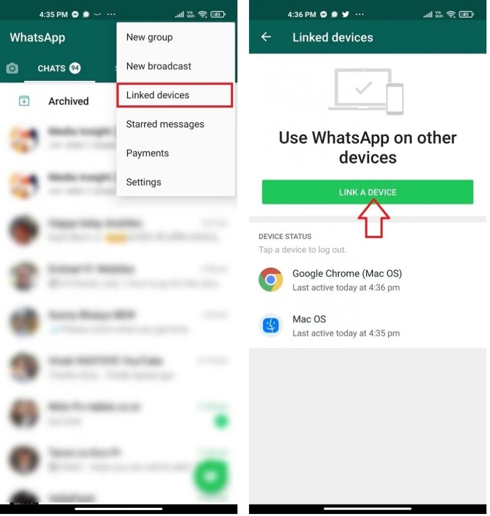 whatsapp login in another phone