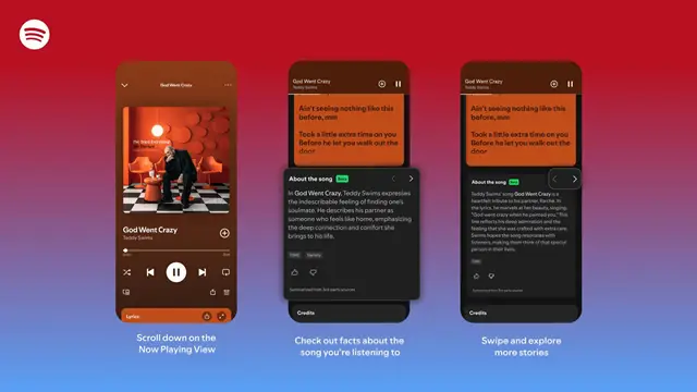 spotify music stories