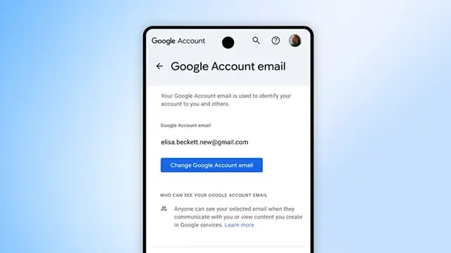 Google Account username